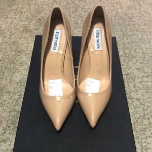 Nude Patent Pumps Steve Madden